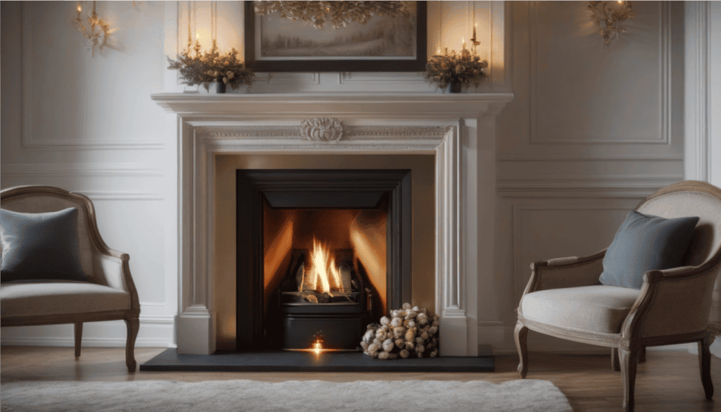 cómo decorar una chimenea