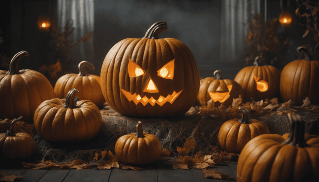 cómo decorar una calabaza para Halloween