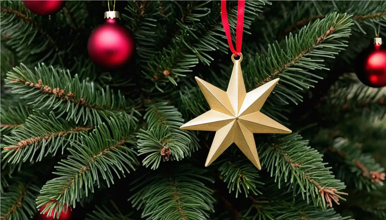 decorar estrellas de Navidad