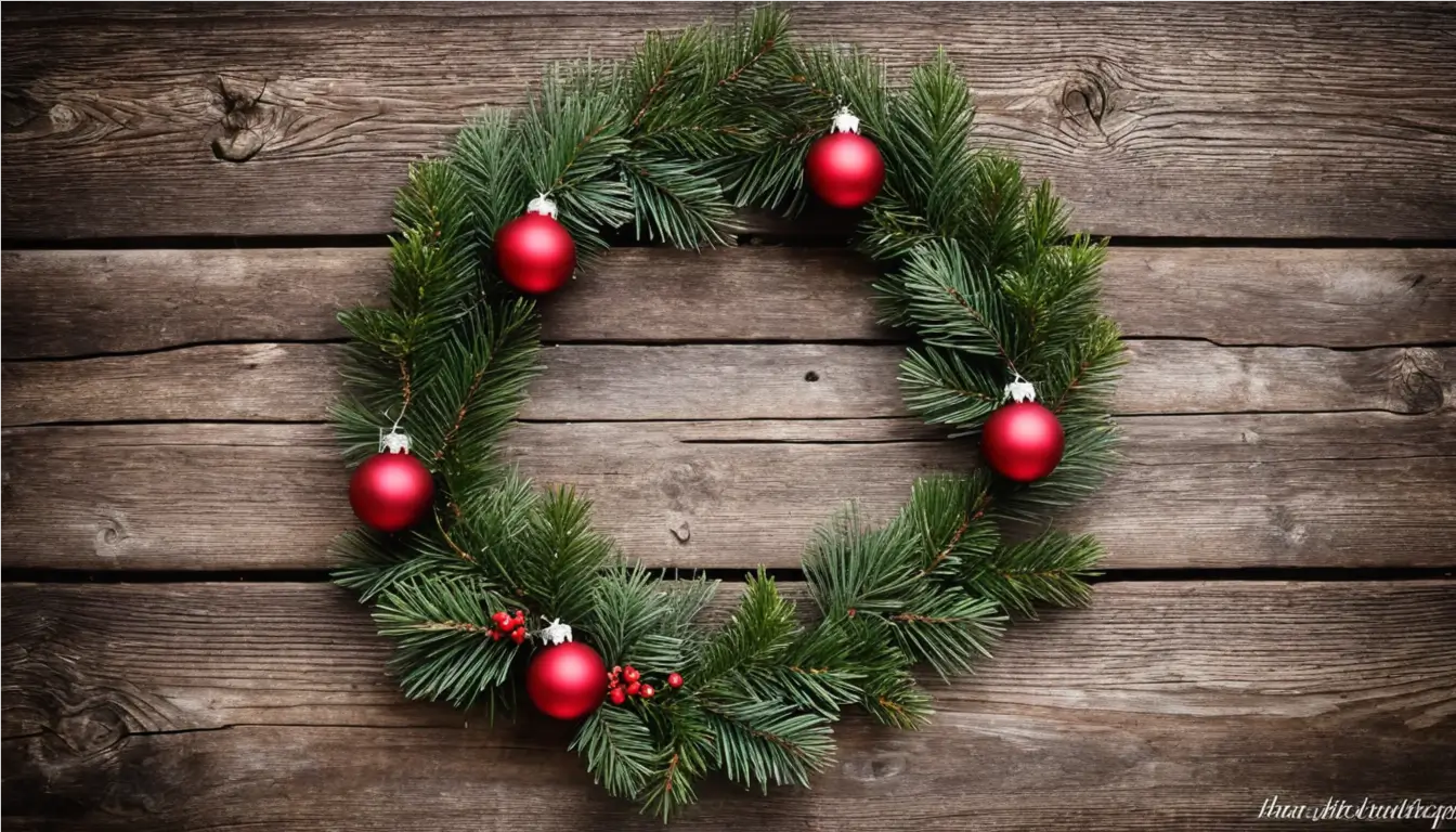 decorar pared de Navidad