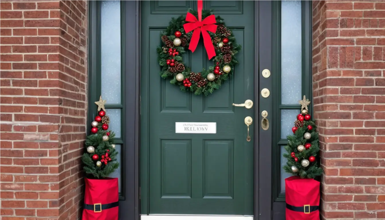 puertas decoradas de Navidad