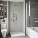 Elementos de diseño innovadores para baños pequeños, modernos y funcionales