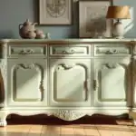 Muebles pintados a la tiza en dos colores: ideas y técnicas