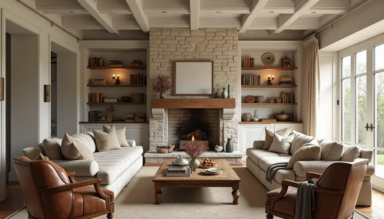 Techos con vigas de madera blancas: ideas y ejemplos decorativos