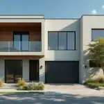 Fachadas de casas de pueblo modernas