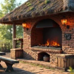 Rústicas barbacoas de obra con tejado: ideas y consejos
