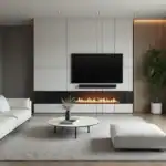 Ideas para decorar la pared de la chimenea