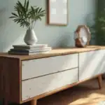 Mesitas de noche pintadas a la tiza: ideas y guía paso a paso