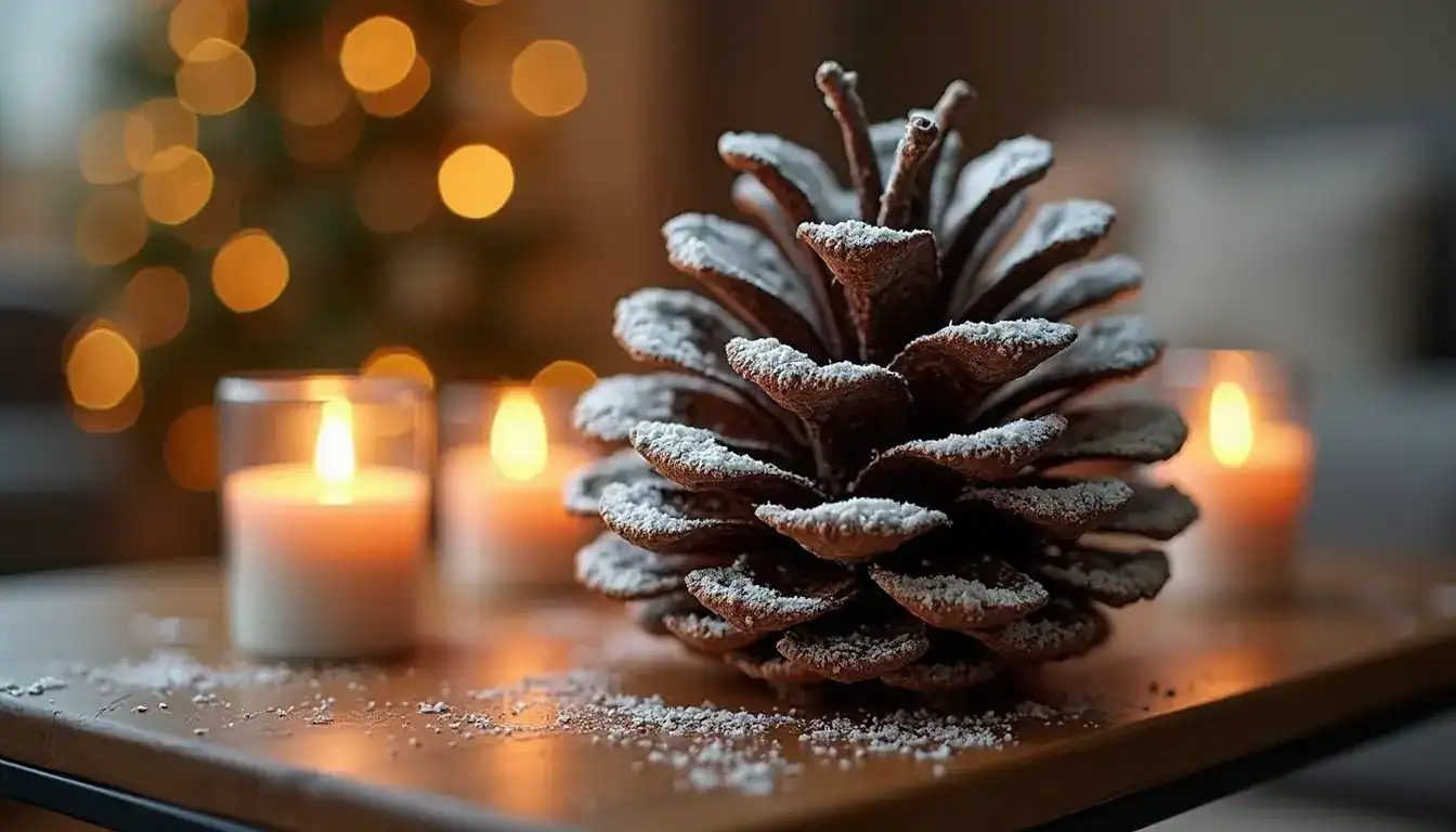 Facil manualidades con piñas de navidad para decorar tu hogar