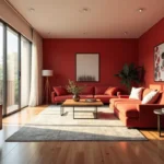 Con qué color combina el rojo en paredes: opciones ideales para decorar tu hogar
