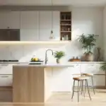 Decoración de una cocina nórdica