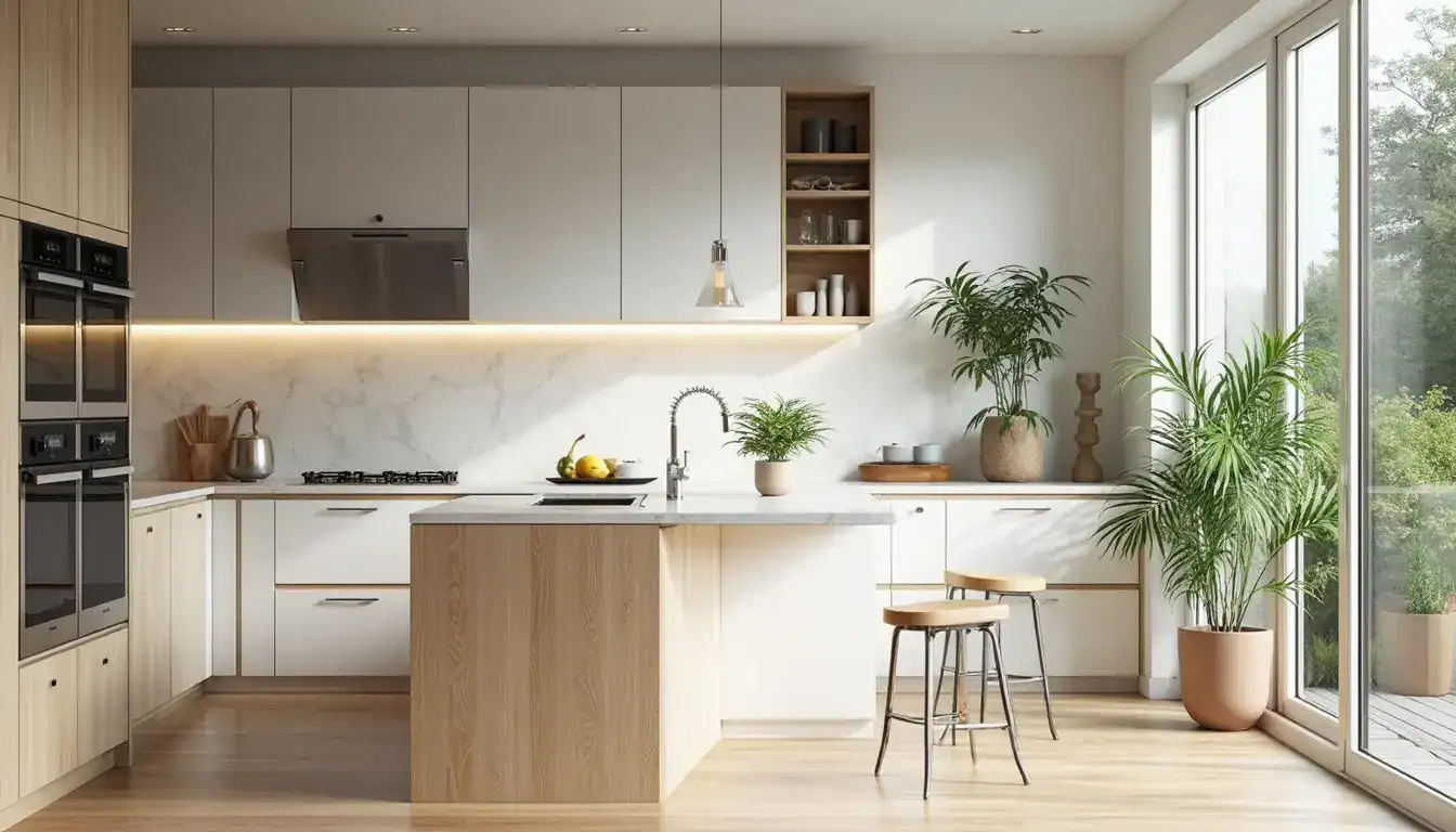 Decoración de una cocina nórdica