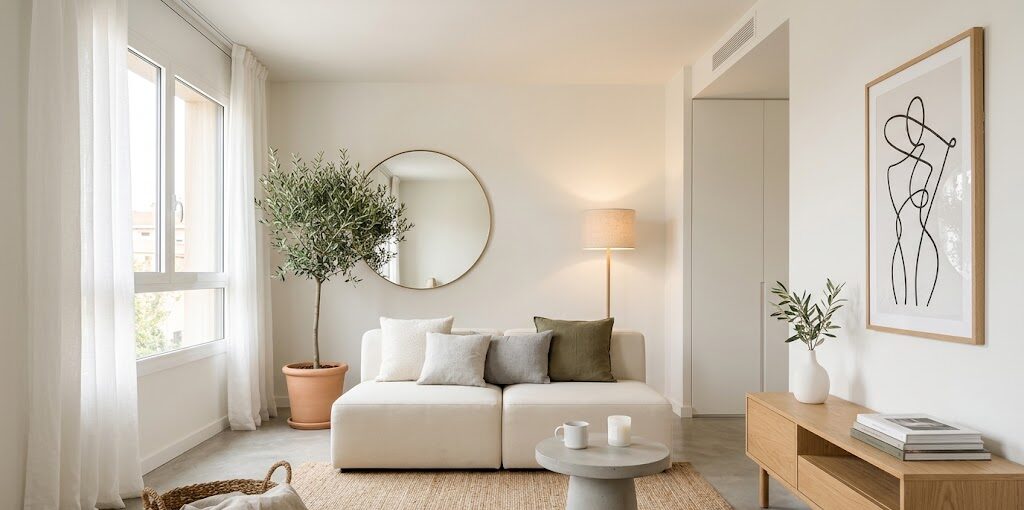 decoración minimalista barata